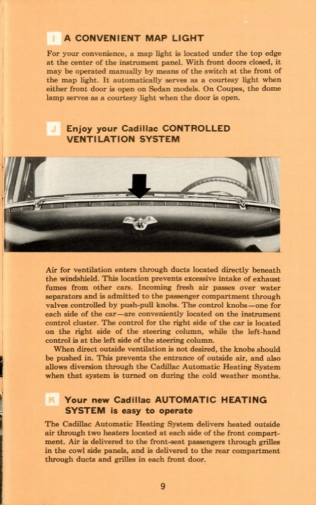1955 Cadillac Owners Manual Page 27